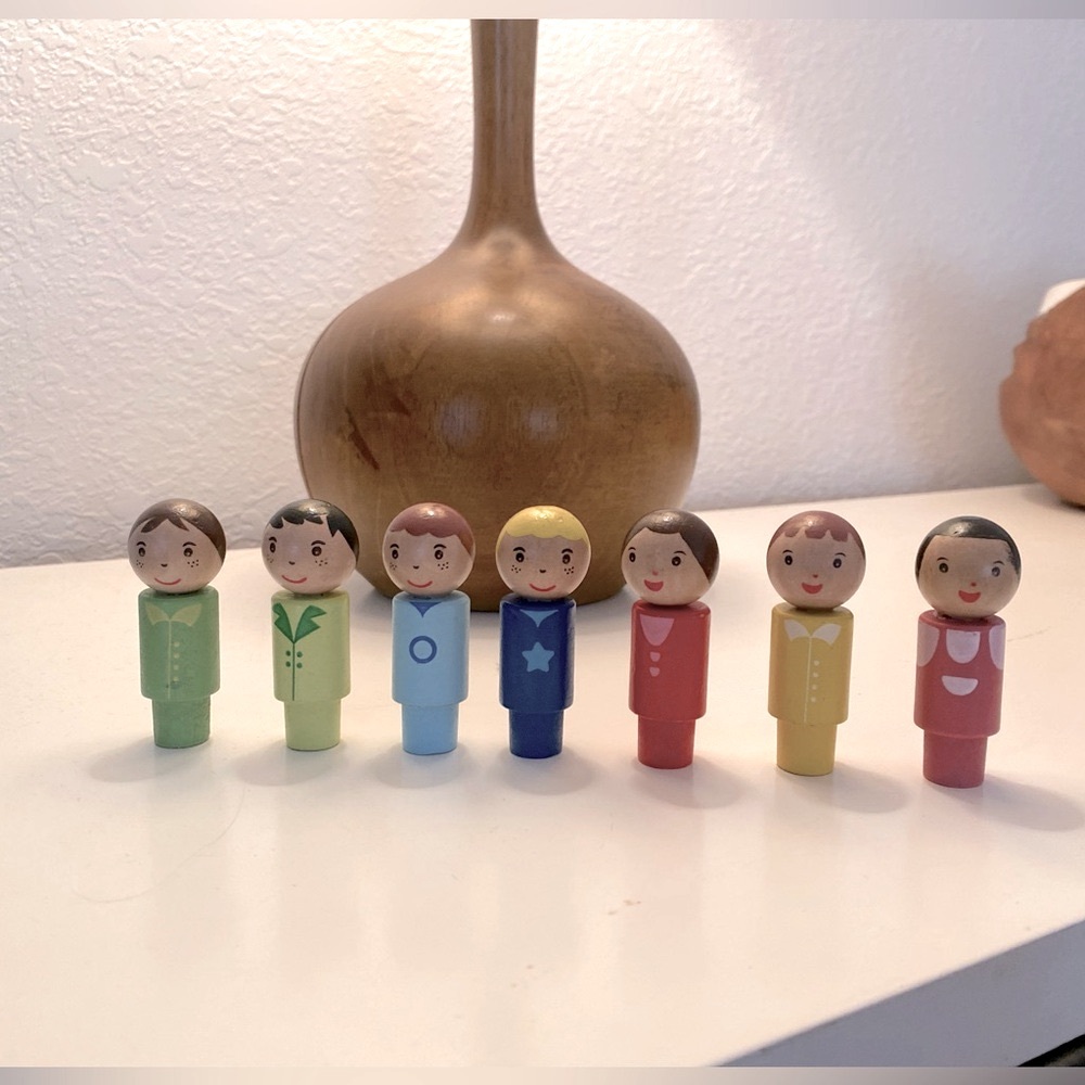 Wooden Character Toy Set